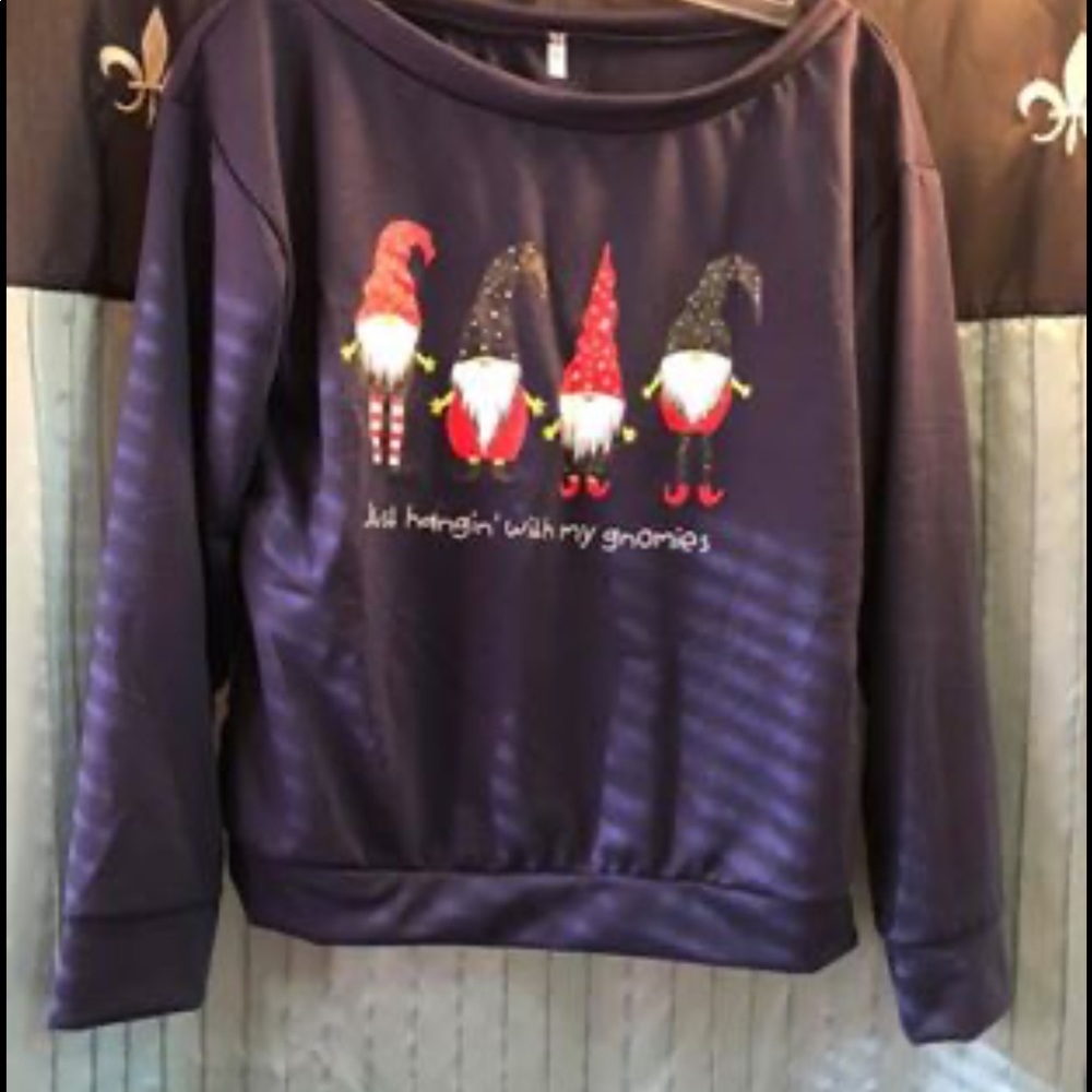 New in bag dark blue lightweight sweatshirt small